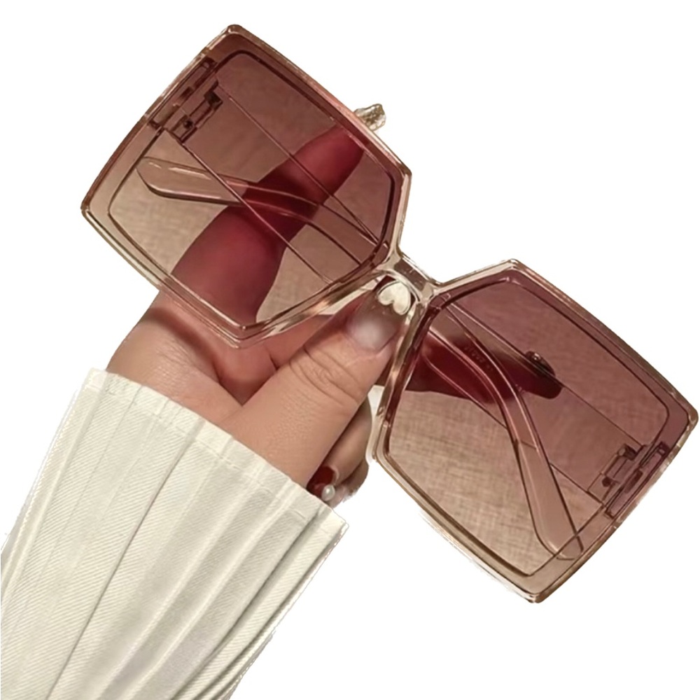 3/$25💥 New Champagne Square Oversized Sunglasses Bin A
